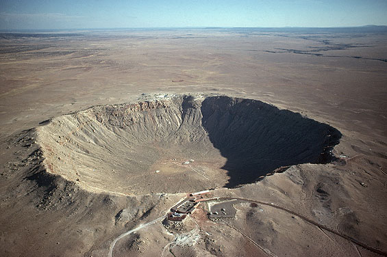 Winslow Arizona meteor impact crater