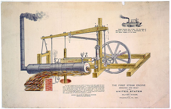 The invention of the steam