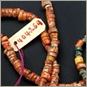 Beads made by ancient Peruvians from Spondylus shells