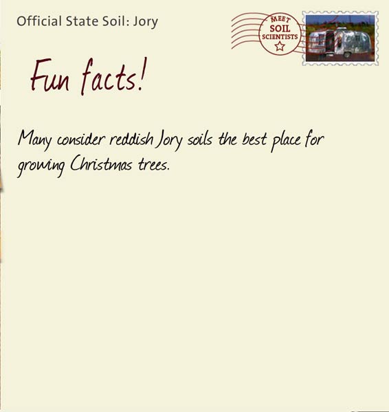 Official State Soil: Jory 
May 7th 


Many consider reddish Jory soils the best place for growing Christmas trees.
