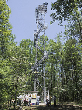 AR-81 atop the SERC tower