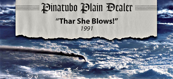 pinatubo plain dealer headline Thar She Blows!