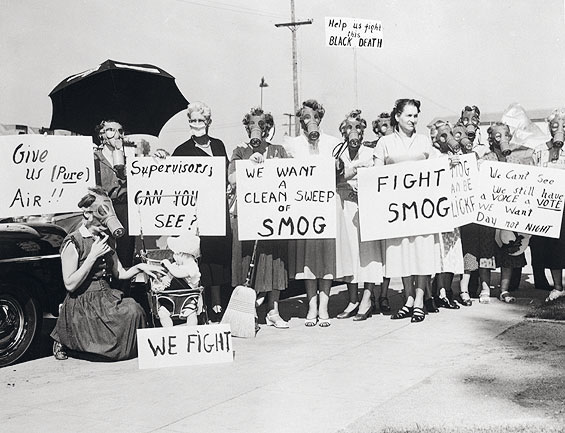early smog protests