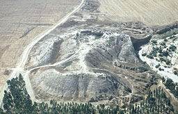 Aerial photo of Tel Jemmeh