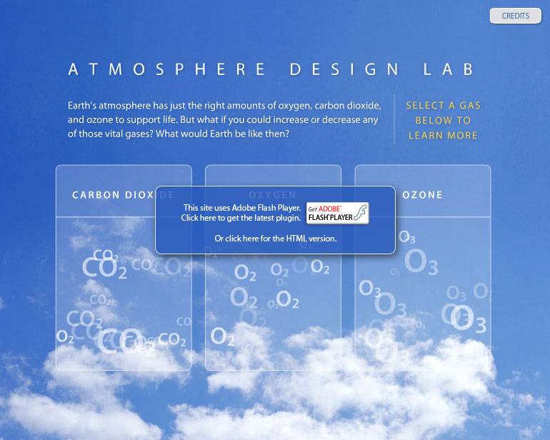 Atmosphere Design Lab requires Adobe Flash Player.