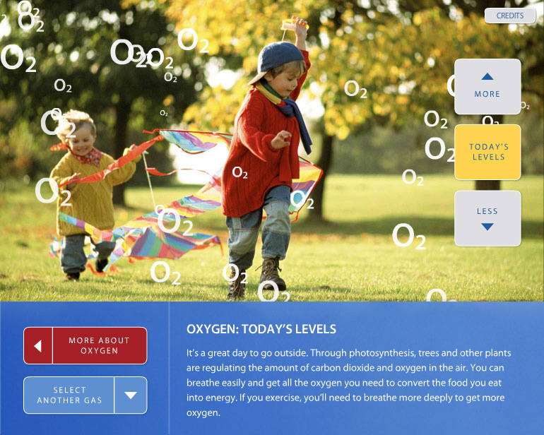 Atmosphere Design Lab: O2 - Oxygen: Today's Levels