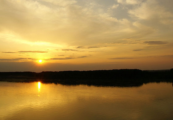 Sunset on the Dabube River